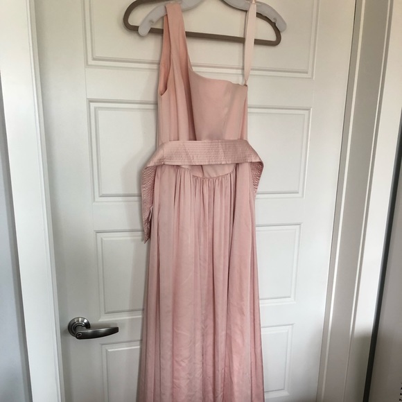 Vera Bradley One Shoulder Bridesmaid Dress Blush - Picture 3 of 7